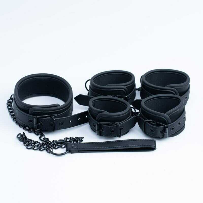 Bdsmhandschellenkragenset