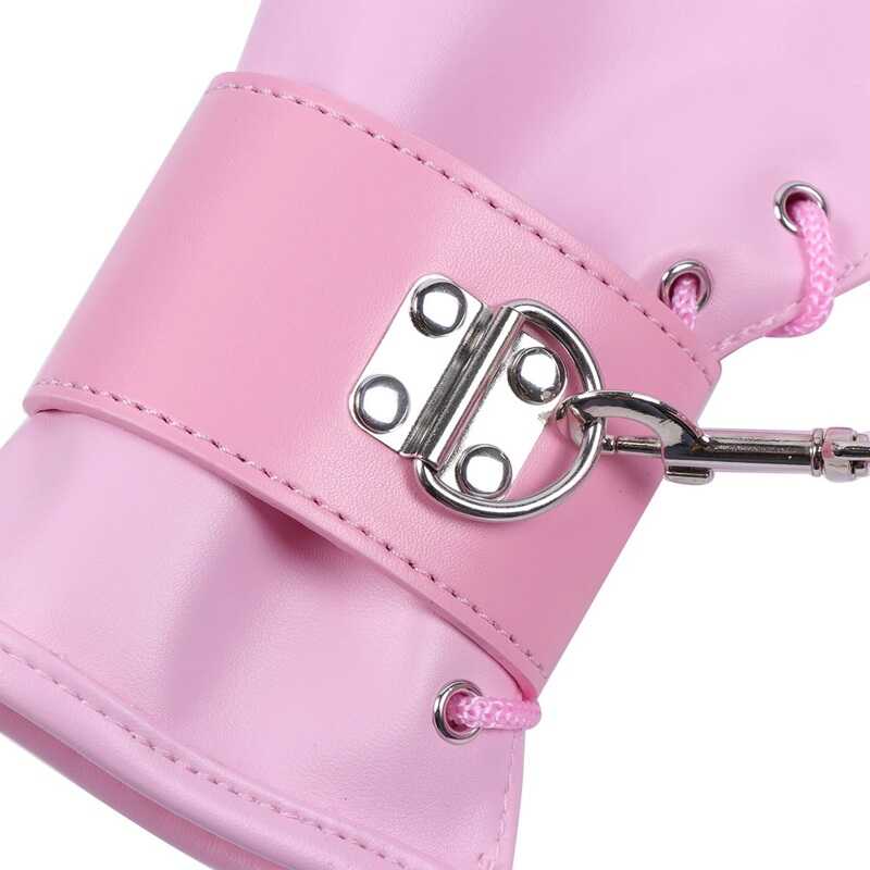 Abschließbare Bondagehandschuhe