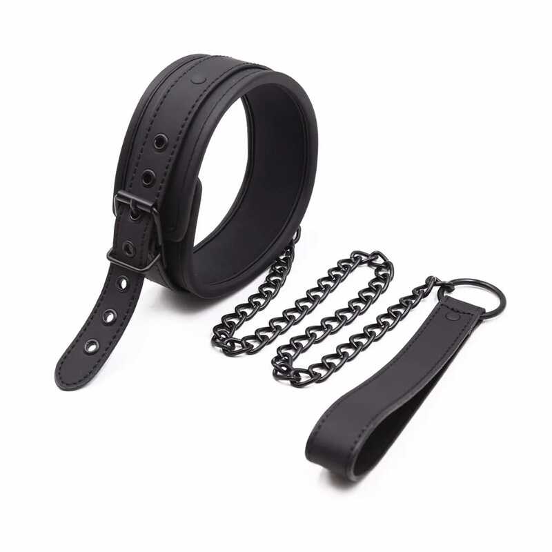Bdsmhandschellenkragenset