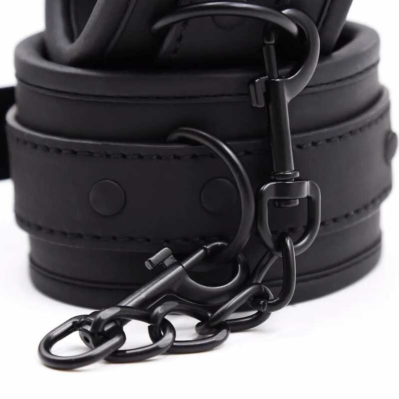 Bdsmhandschellenkragenset