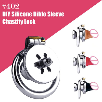 Invertiert #402 DIY Silikon Dildo Hülle Keuschheitsschloss