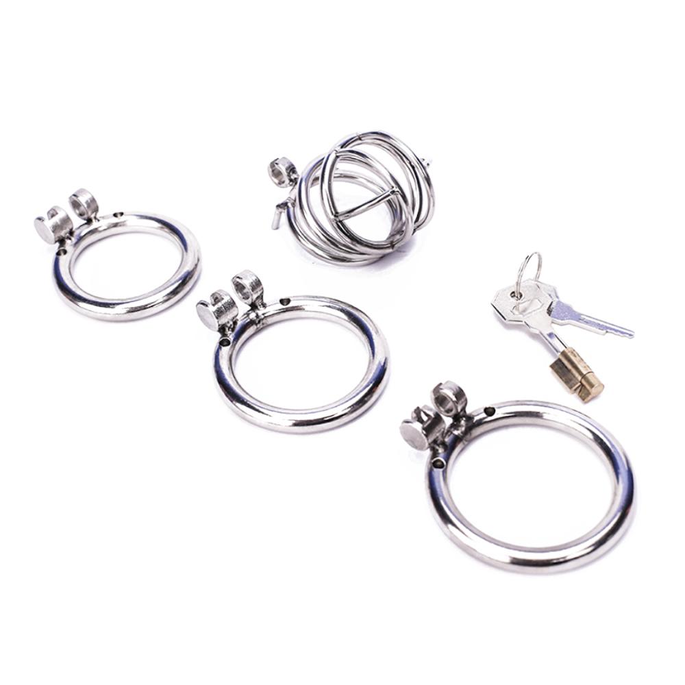 Keuschheitsgerät 1,10–2,04 Zoll mit 3 Ringen