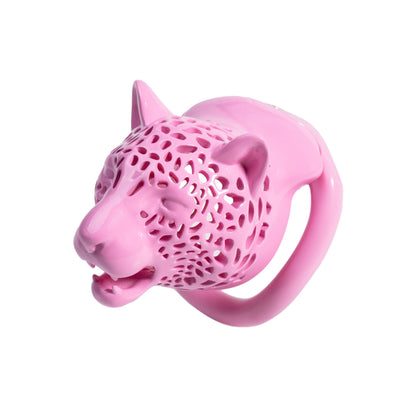 Leopardenkopf Keuschheitskäfig