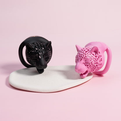 Leopardenkopf Keuschheitskäfig