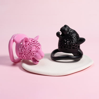 Leopardenkopf Keuschheitskäfig