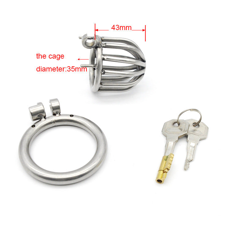 Locked und Shamed Metall Keuschheitskäfig