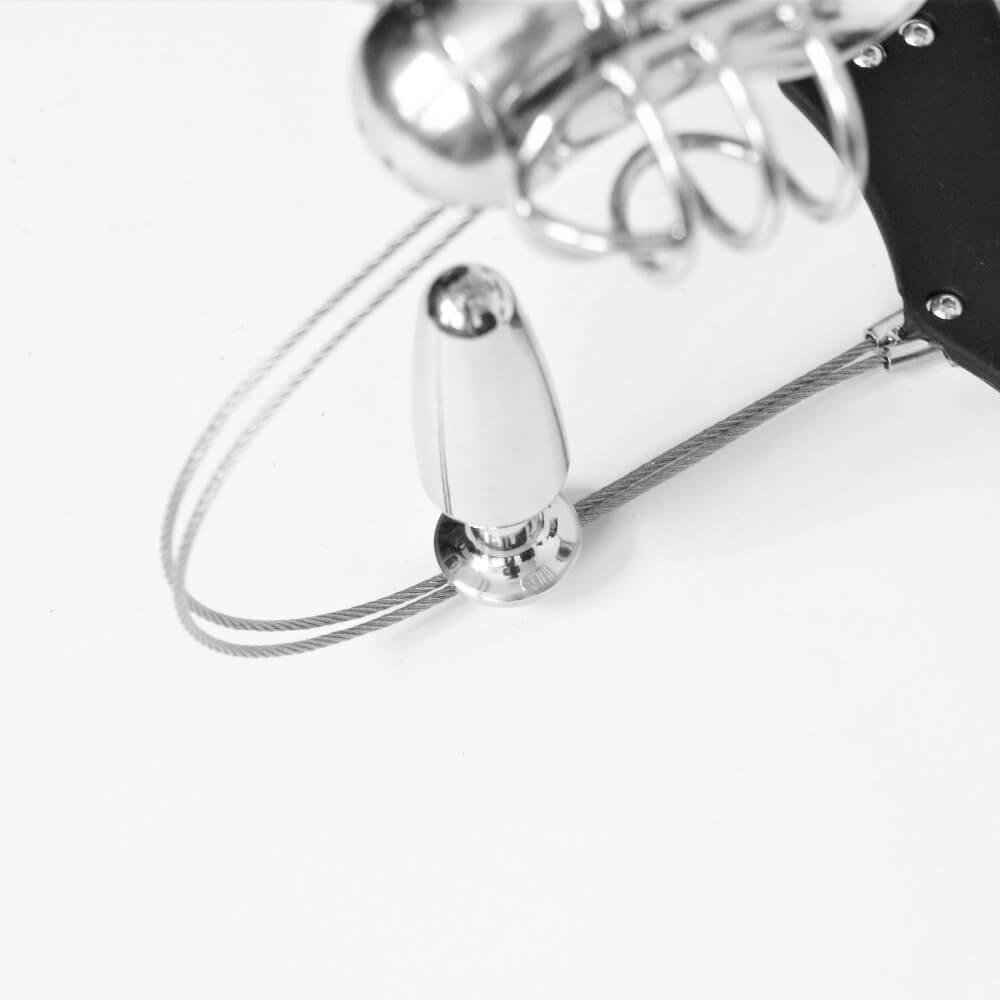 Männlich Keuschheitsgürtel mit Analplug