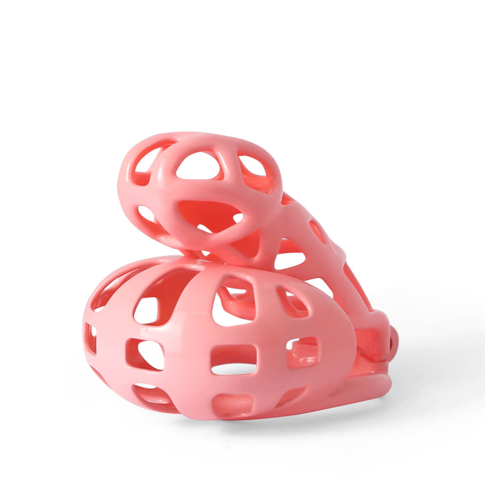 Rosa Mamba Keuschheitskäfig mit Balls Käfig