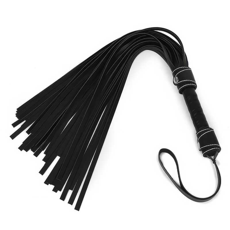Klassischer Schwarzer Bdsm Peitsche – Produktbild