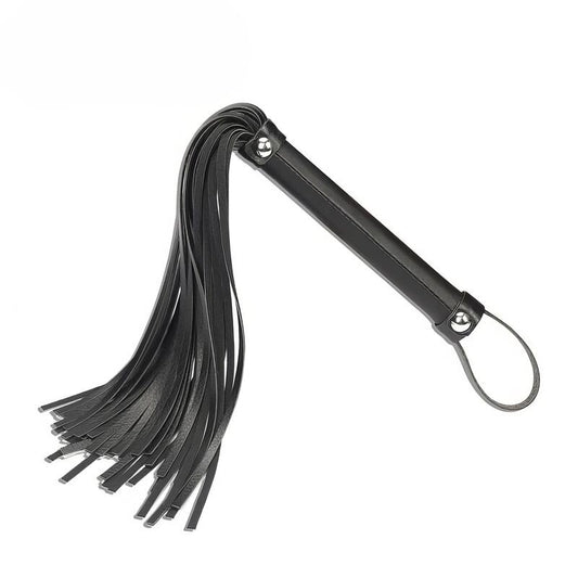 Schwarze BDSM Peitsche – Produktbild