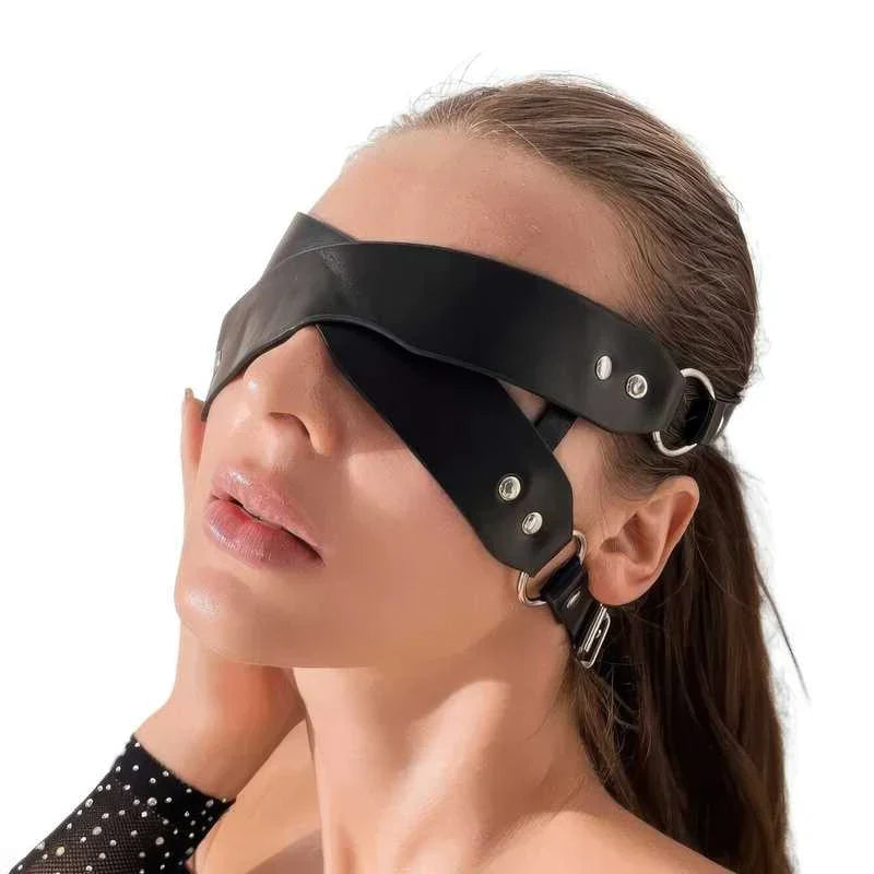 Lederstirnbandmaske BDSM