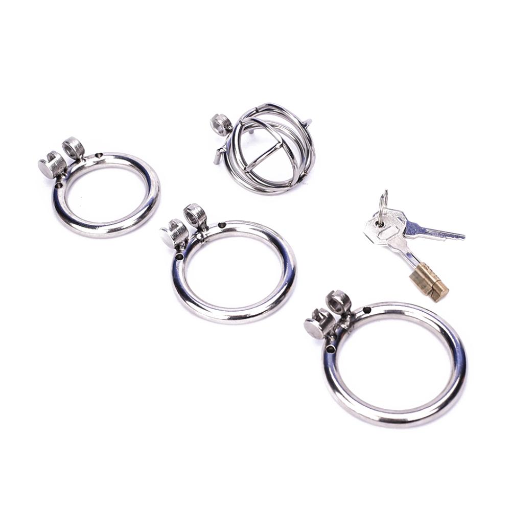 Keuschheitsgerät 1,10–2,04 Zoll mit 3 Ringen
