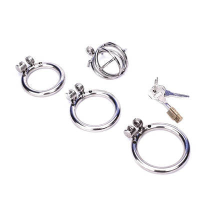 Keuschheitsgerät 1,10–2,04 Zoll mit 3 Ringen