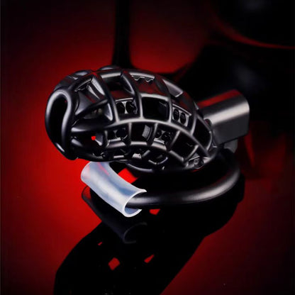 Mesh Hollow ABS Chastity Cage 1