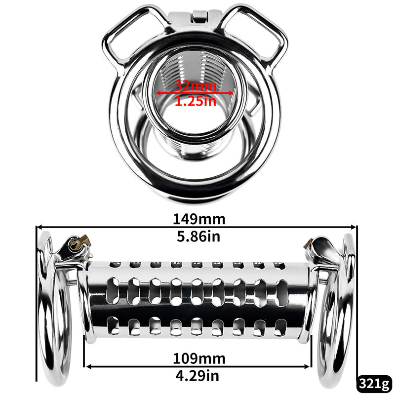 Metall Double Ended Keuschheitskäfig