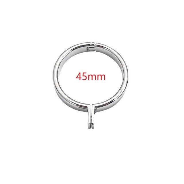 Metallverschluss Genitalhalsband mit Kettenleine – Produktansicht 6
