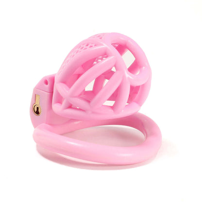 Mini Honeycomb Rosa Keuschheitsgerät mit 4 Ring
