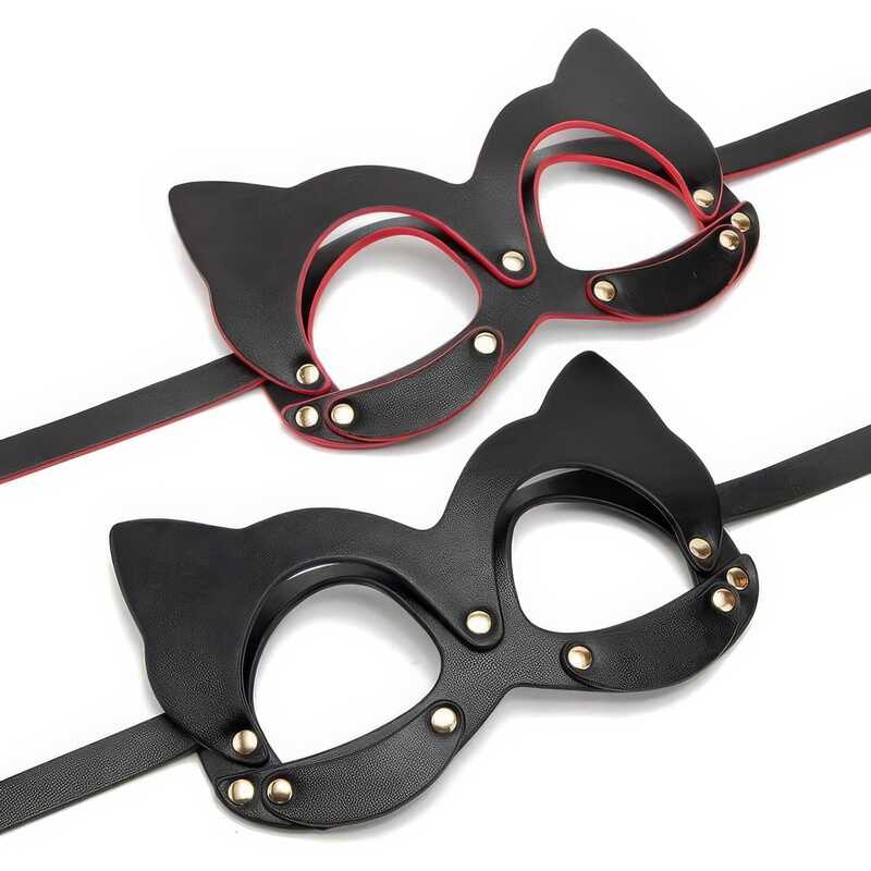 Schwarze Luxusbdsmmaske BDSM