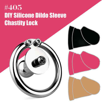 Negativ #405 DIY Silikon Dildo Hülle Keuschheitsschloss