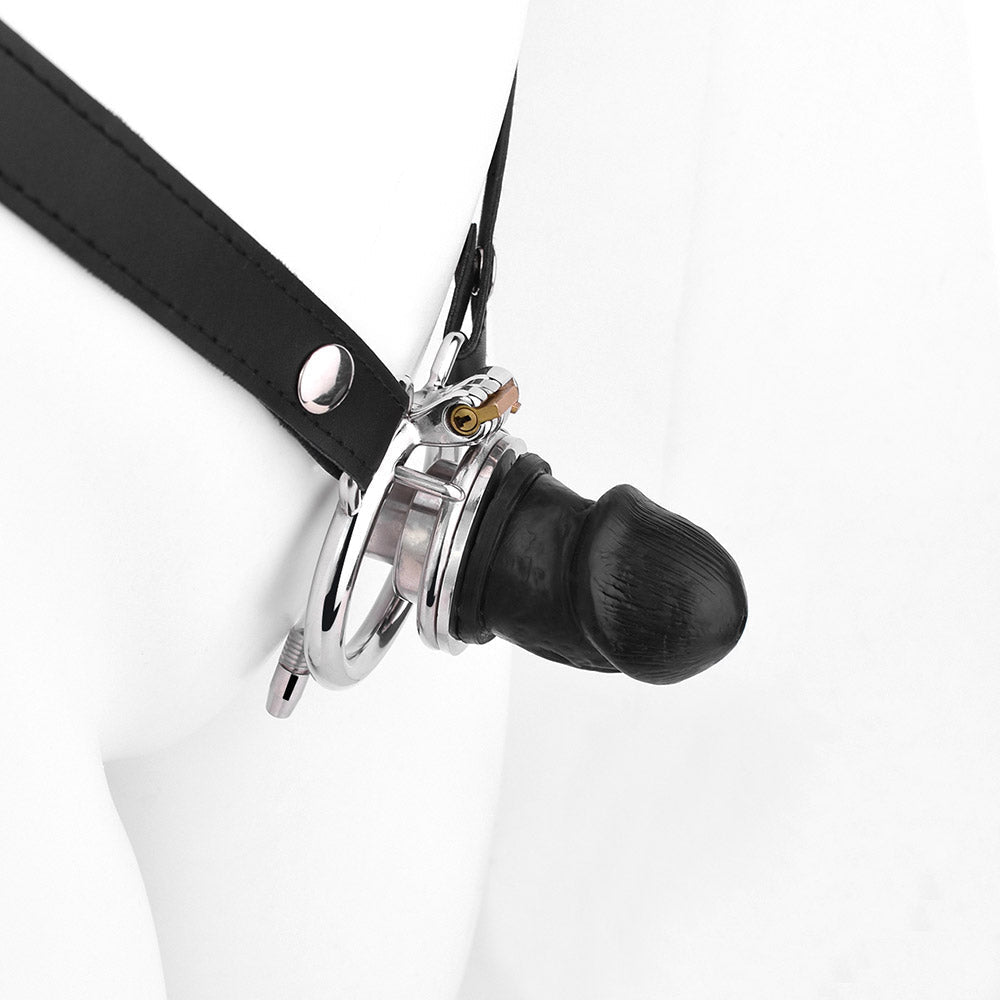 Negativ Keuschheitskäfig & abnehmbar Dildo und Harnröhren