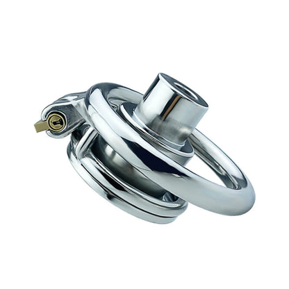 stainless steel negative chastity cage -2