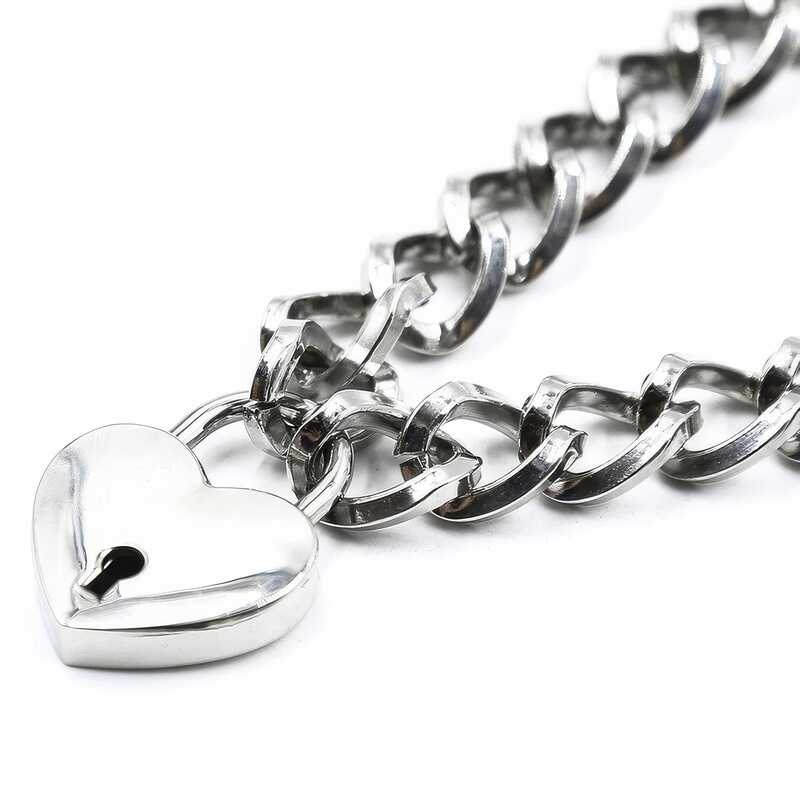 Bdsm Halsband Vorhängeschlosskette
