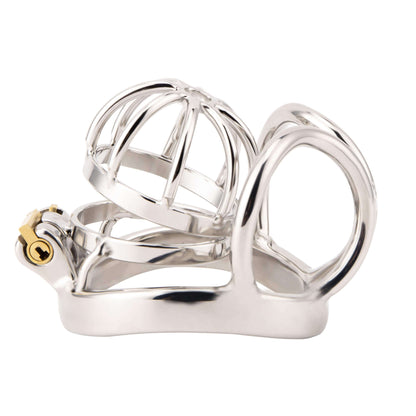 Neu Balls Keuschheitskäfig mit Balls Ring