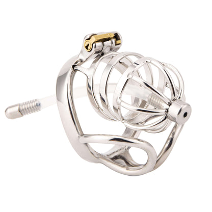 Neu Balls Keuschheitskäfig mit Balls Ring