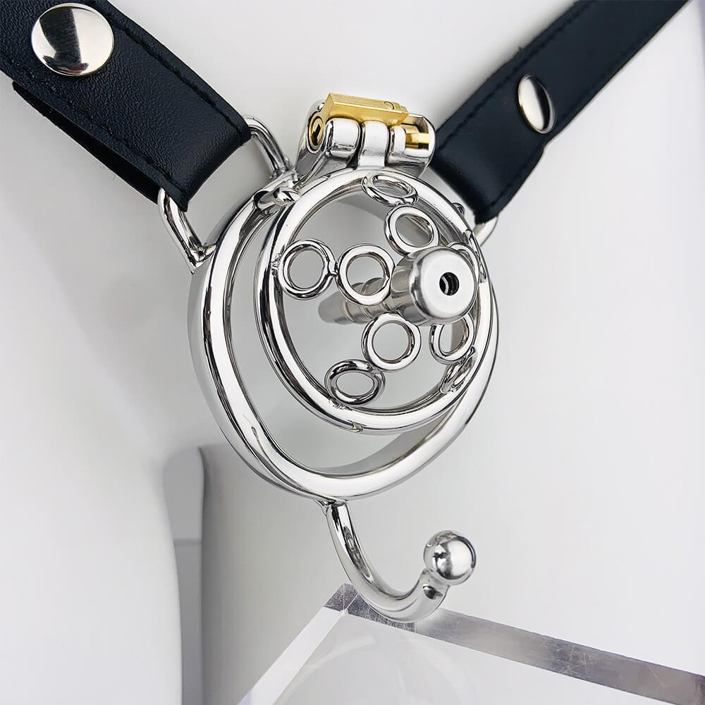 Neu Five-star Wheel Forging Keuschheitskäfig mit Gürtel