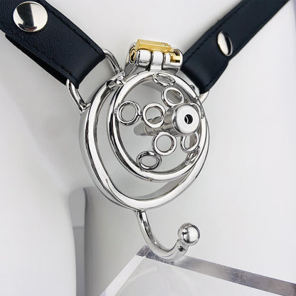Neu Five-star Wheel Forging Keuschheitskäfig mit Gürtel