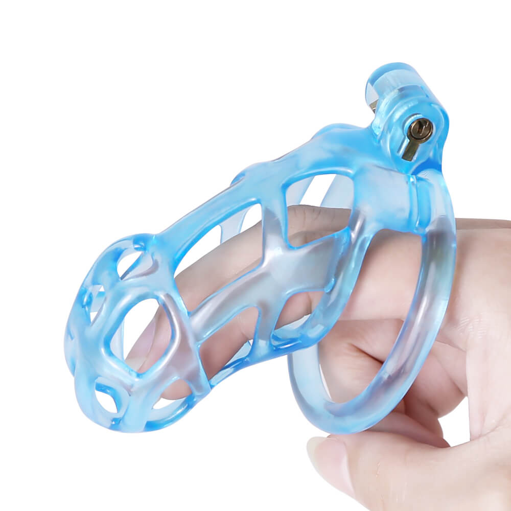 Desigh Ice Vision Blau Mamba Keuschheitskäfig