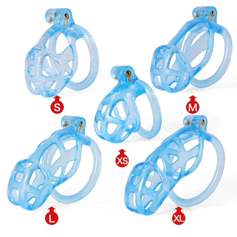 Desigh Ice Vision Blau Mamba Keuschheitskäfig