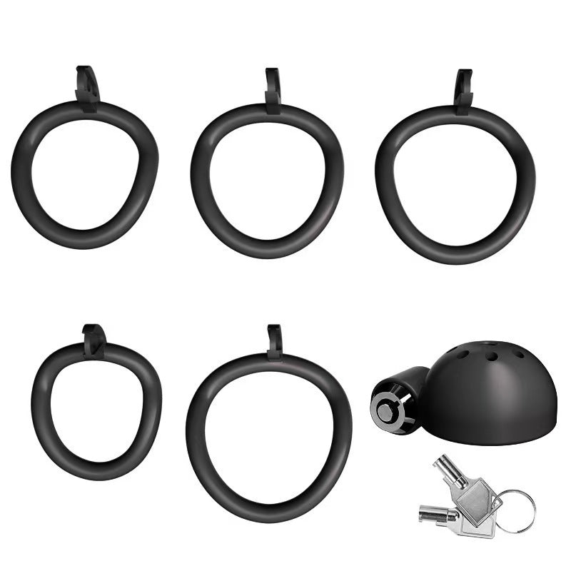 Ein-Klick-Locking Bell Keuschheitskäfig
