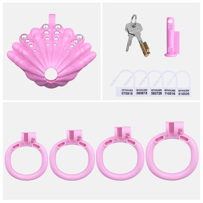 Pearls Chastity Cage - 13