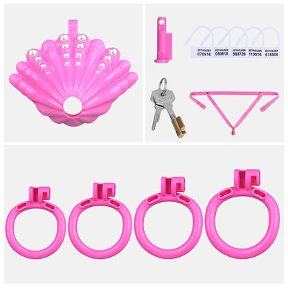 Pearls Chastity Cage - 14
