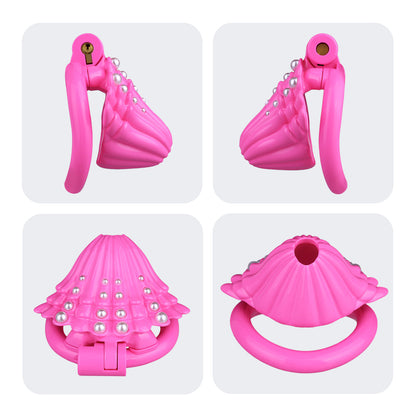 Pearls Chastity Cage - 19