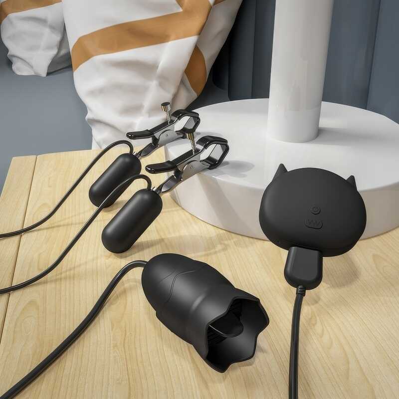 3in1 Vibrierende Nippelklemmen