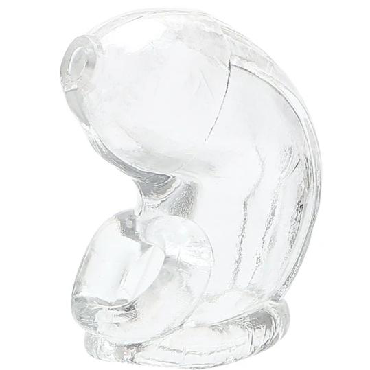 Keuschheitskäfig aus Silikon Délice Transparent – Produktbild