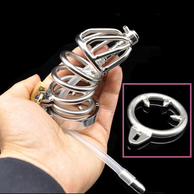 Keuschheitskäfig Für Männer Metall Hell L