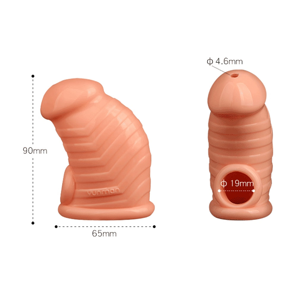 Keuschheitskäfig aus Silikon  Penisetui