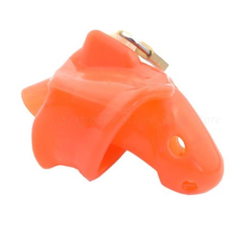 Silikon Keuschheitskäfig Mann - GS200 Orange