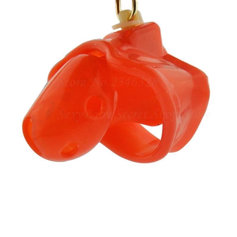 Silikon Keuschheitskäfig Mann - GS200 Orange
