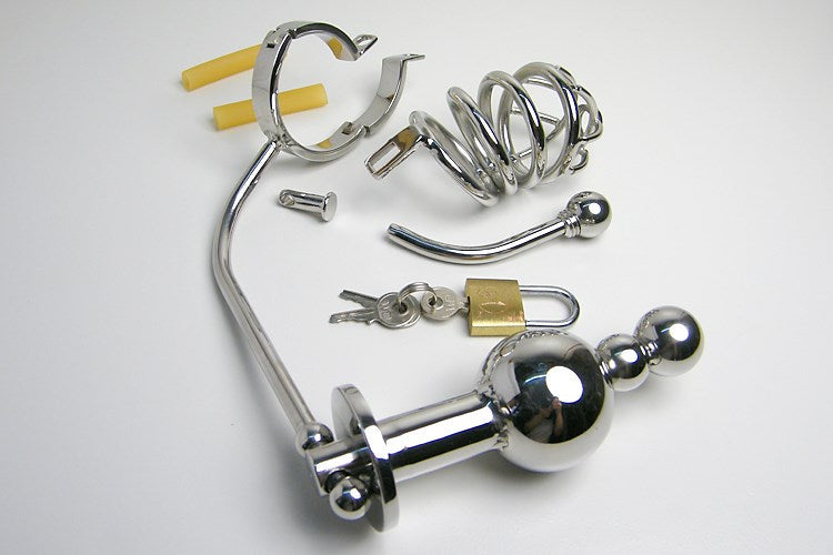 Keuschheitskäfig Analplug Und Harnröhre