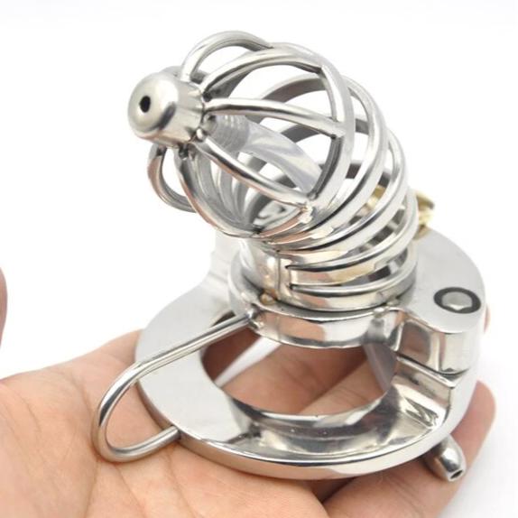 Keuschheitskäfig Aus Metall Herren Le Nichoir L – Produktansicht 4
