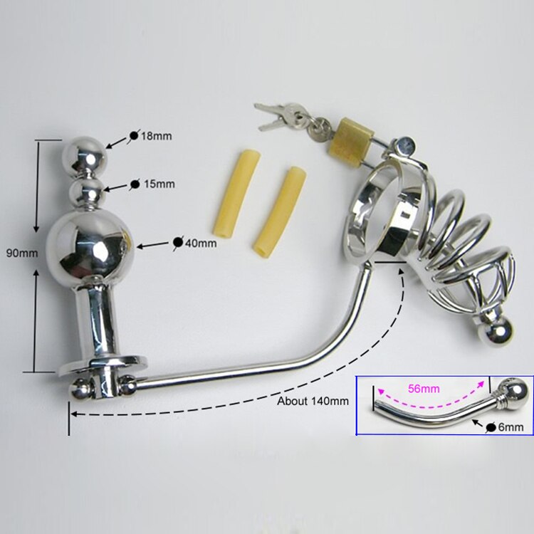 Keuschheitskäfig Analplug Und Harnröhre