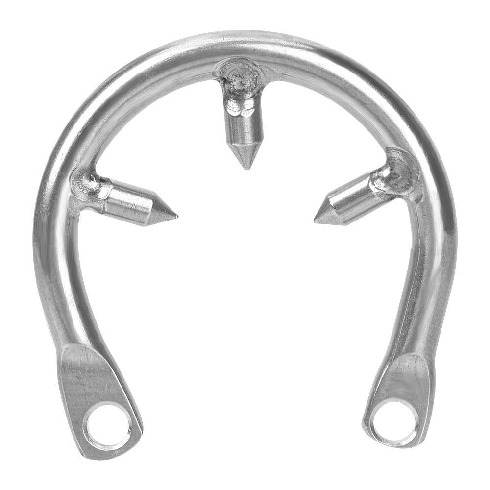 Metall-Keuschheitskäfig mit Hodenseparator - Teufelsgefängnis S