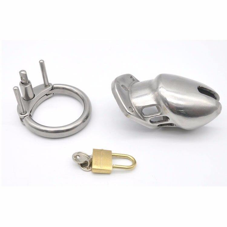 Peniskäfig aus mattem Metall - GB6000S