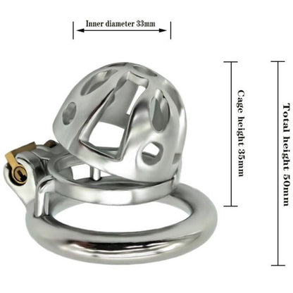 Keuschheitskäfig Aus Metall Prettydick S – Produktansicht 2