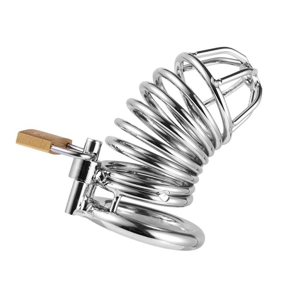 Metall-Peniskäfig 7 Ringe - Folter 200