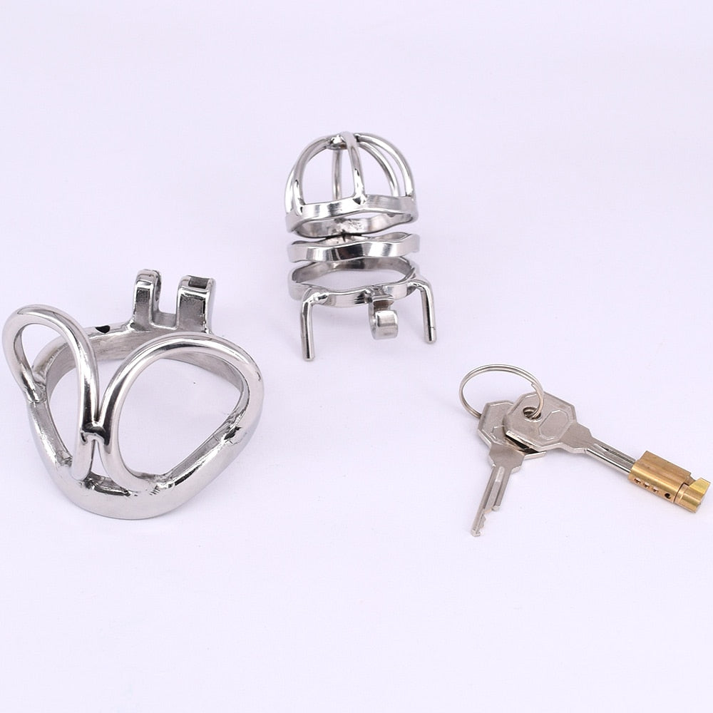 Keuschheitskäfig Aus Metall Birdlock L – Produktansicht 4